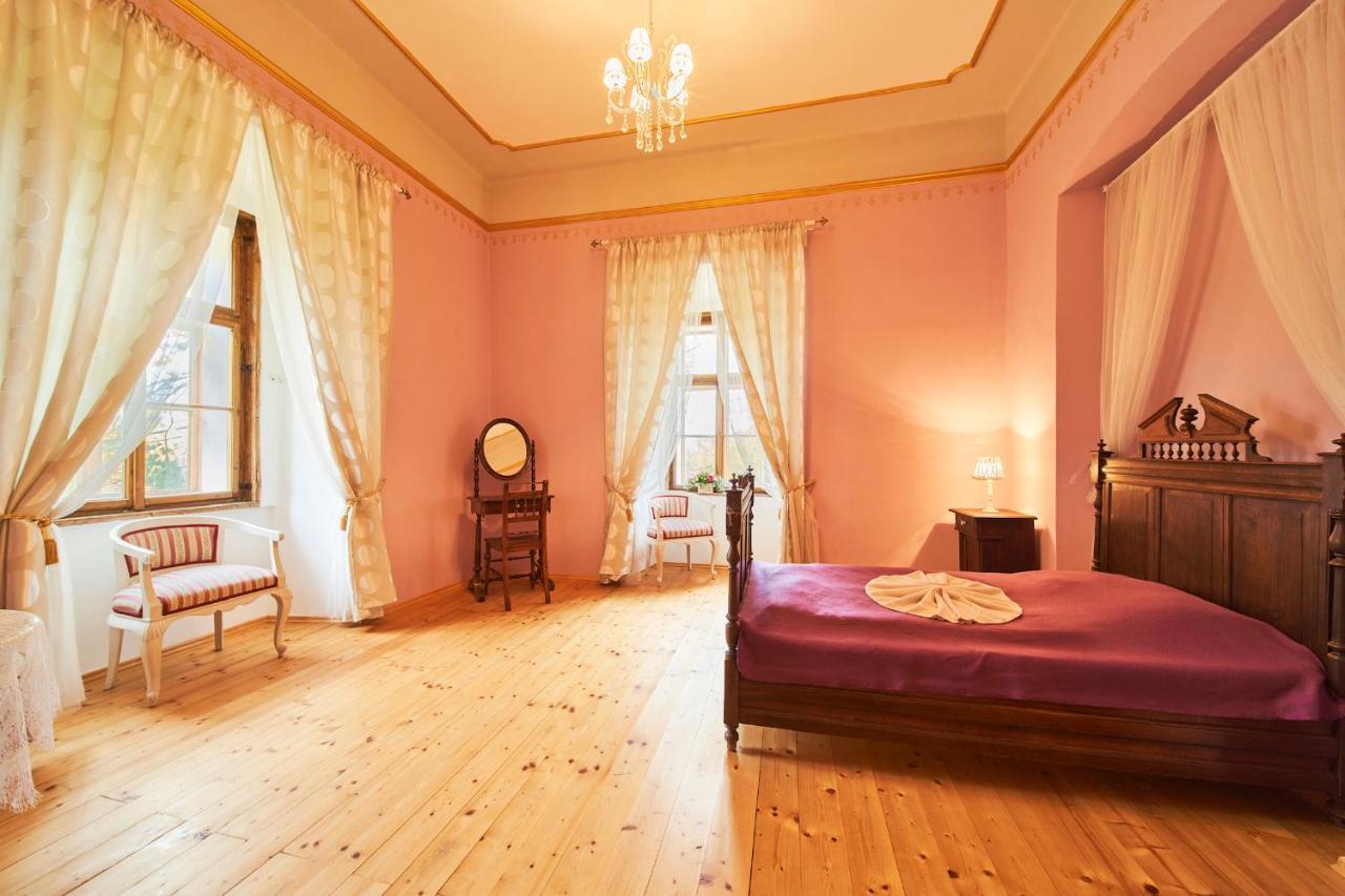 Penzion Zámek Lešany Netvorice Bagian luar foto