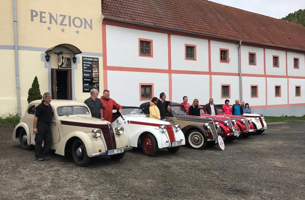 Penzion Zámek Lešany Netvorice Bagian luar foto